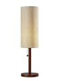  Hamptons Table Lamp In Walnut Wood