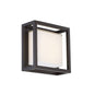  Framed Outdoor Wall Light In Bronze