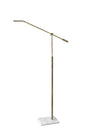  Vera LED Floor Lamp In White Marble