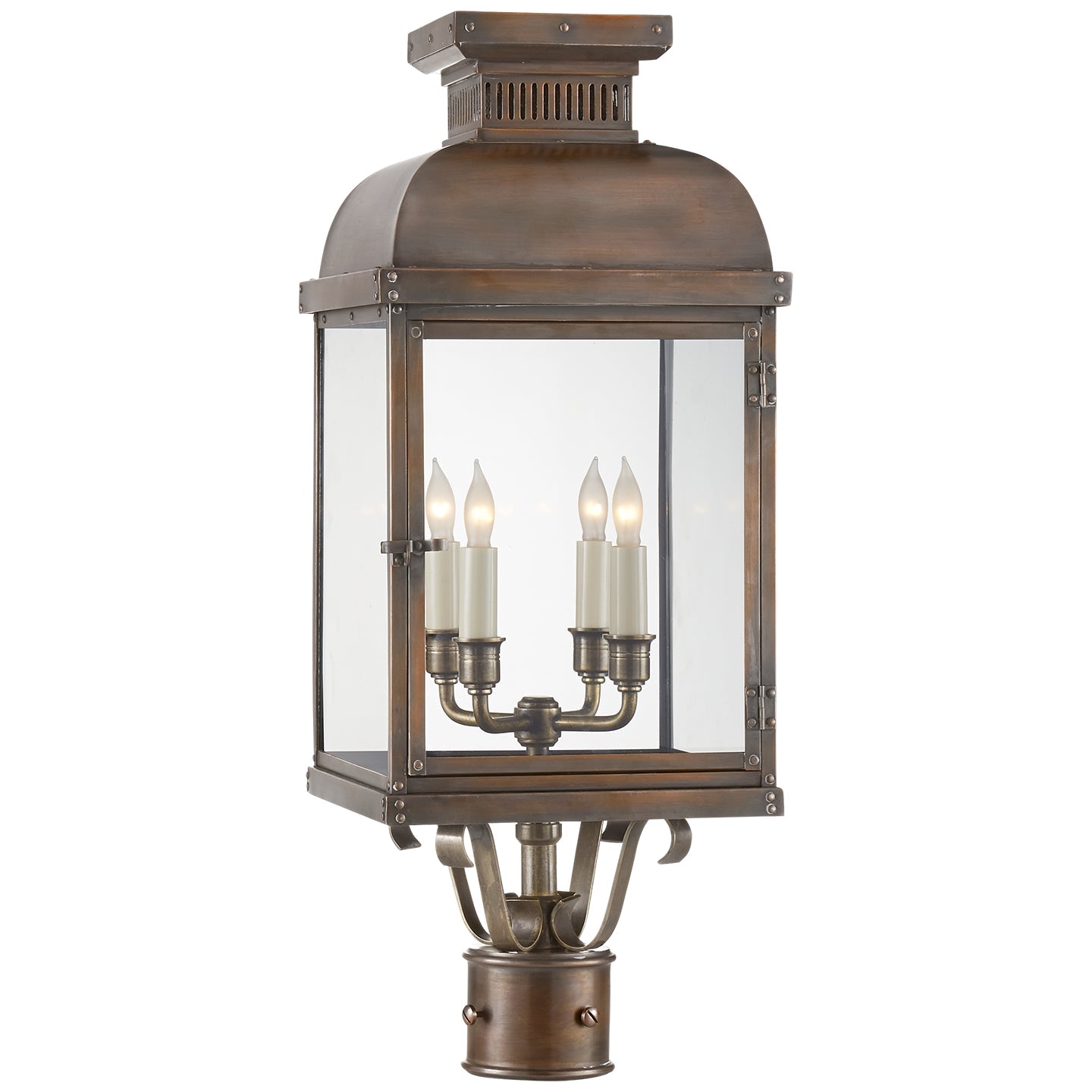  Suffork 4-Light Post Lantern