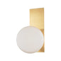  Hinsdale 1 Light Wall Sconce In Aged Brass