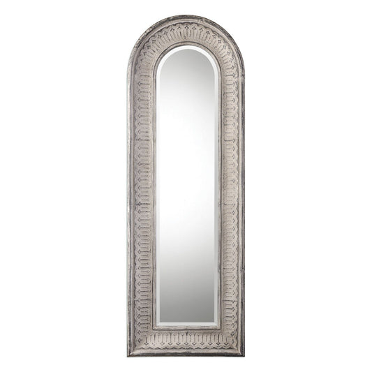  Uttermost's Argenton Aged Gray Arch Mirror Designed By Grace Feyock