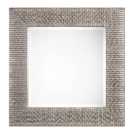  Uttermost's Cressida Distressed Silver Square Mirror