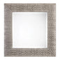  Uttermost's Cressida Distressed Silver Square Mirror