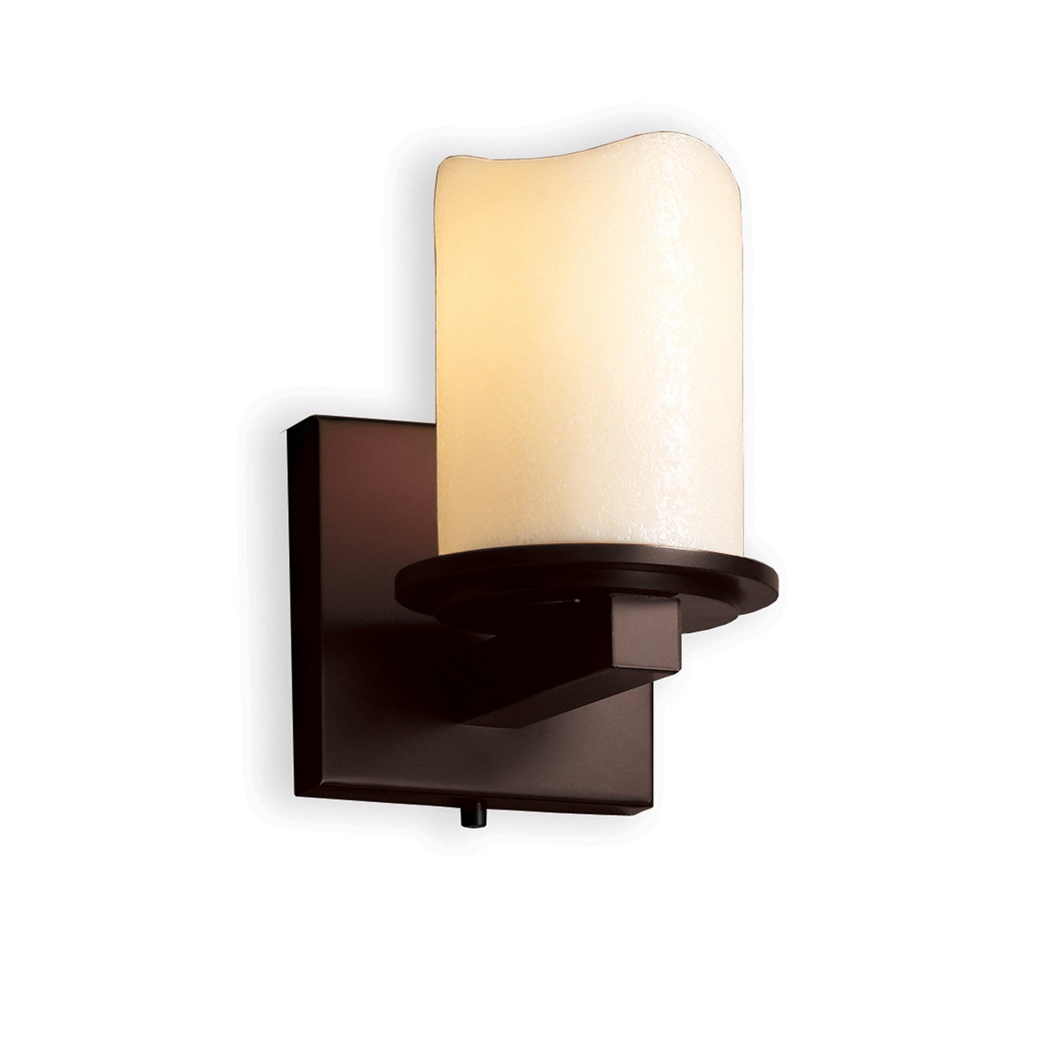  Dakota 1-Light Wall Sconce In Dark Bronze