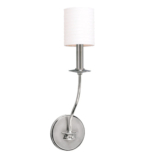  Sheffield 1-Light Wall Sconce In Polished Nickel