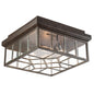  Oxfordshire Outdoor Flush Mount In Bronze