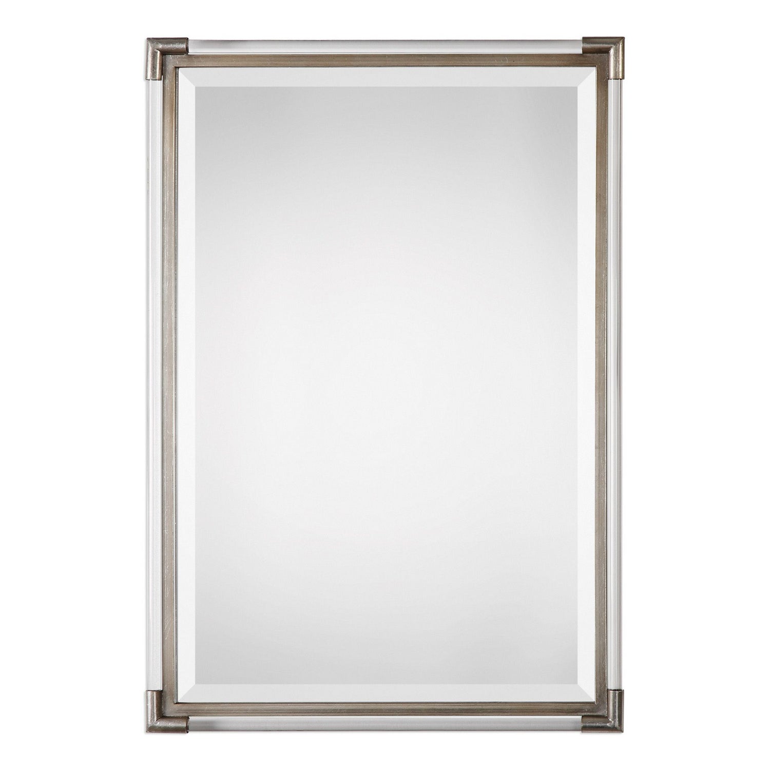  Uttermost's Mackai Metallic Silver Mirror Designed By Grace Feyock