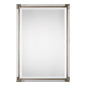  Uttermost's Mackai Metallic Silver Mirror Designed By Grace Feyock