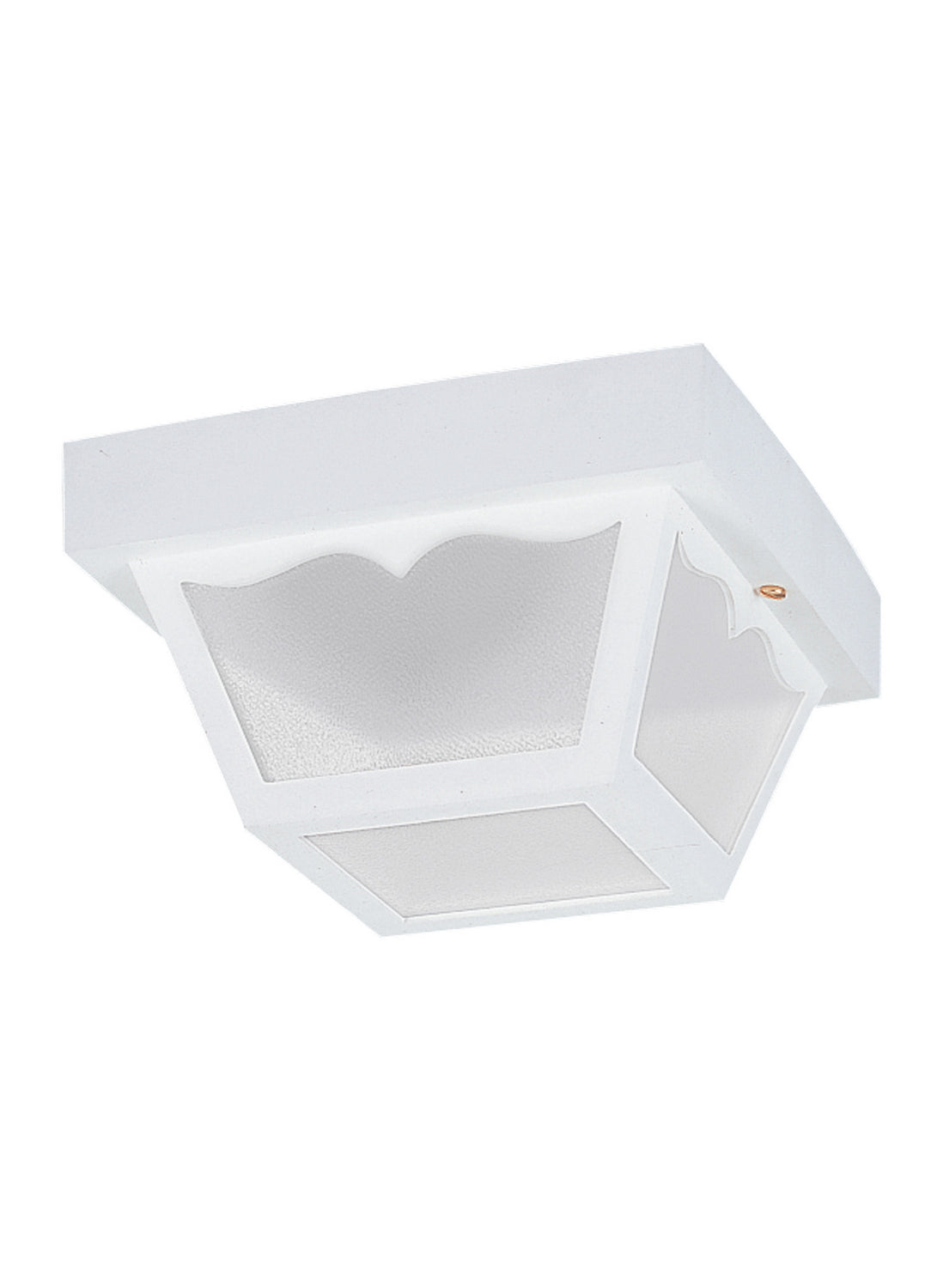  2-Light Outdoor Ceiling Flush Mount
