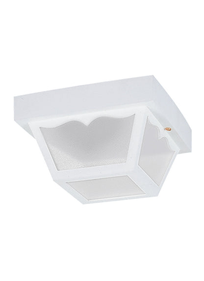  2-Light Outdoor Ceiling Flush Mount