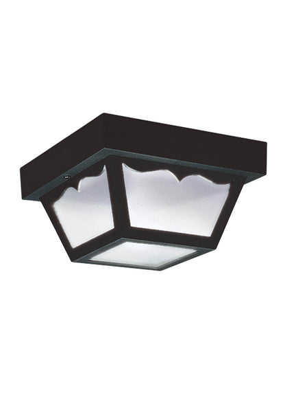  2-Light Outdoor Ceiling Flush Mount