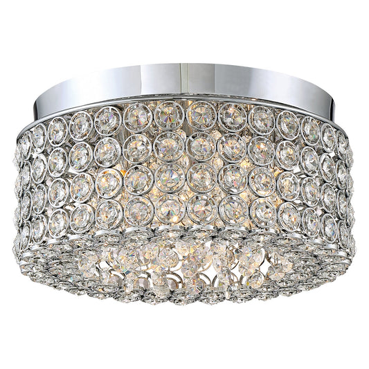  Identity 4-Light Flush Mount In Polished Chrome