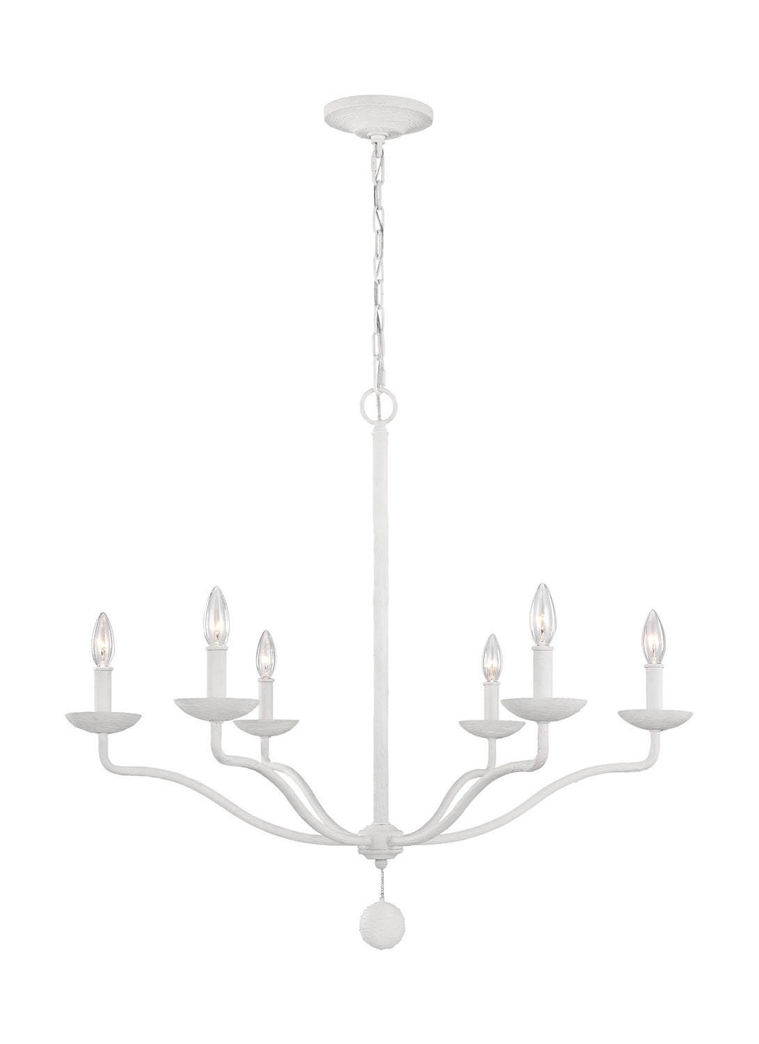  Annie Chandelier In Plaster White