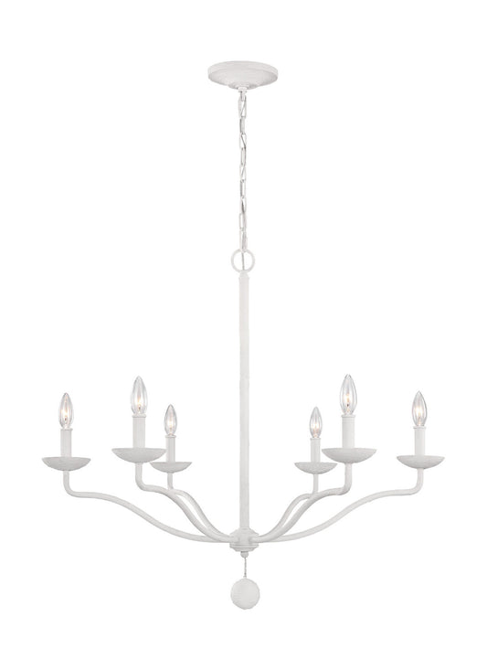  Annie Chandelier In Plaster White
