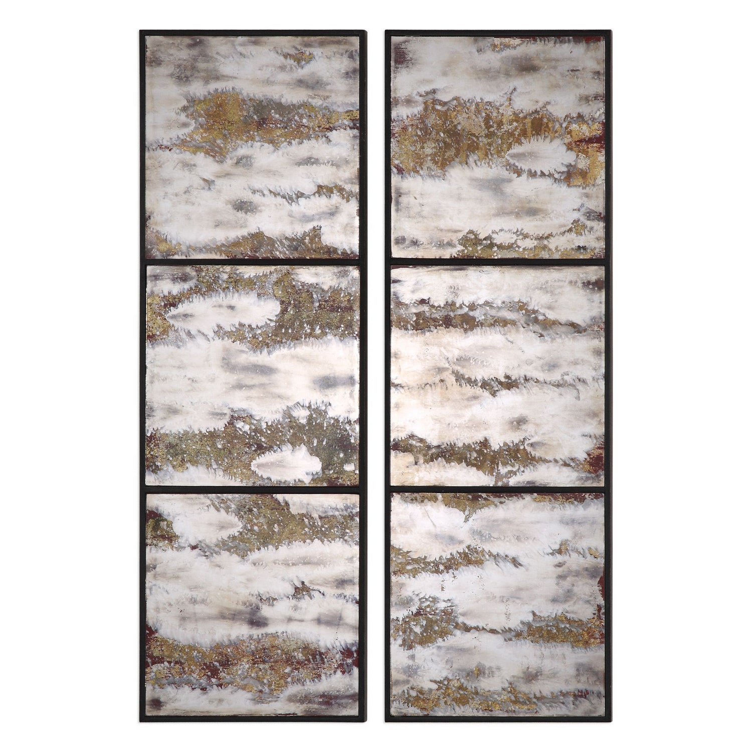  Uttermost's Rahila Antiqued Mirror, Set Of 2 Designed By Billy Moon