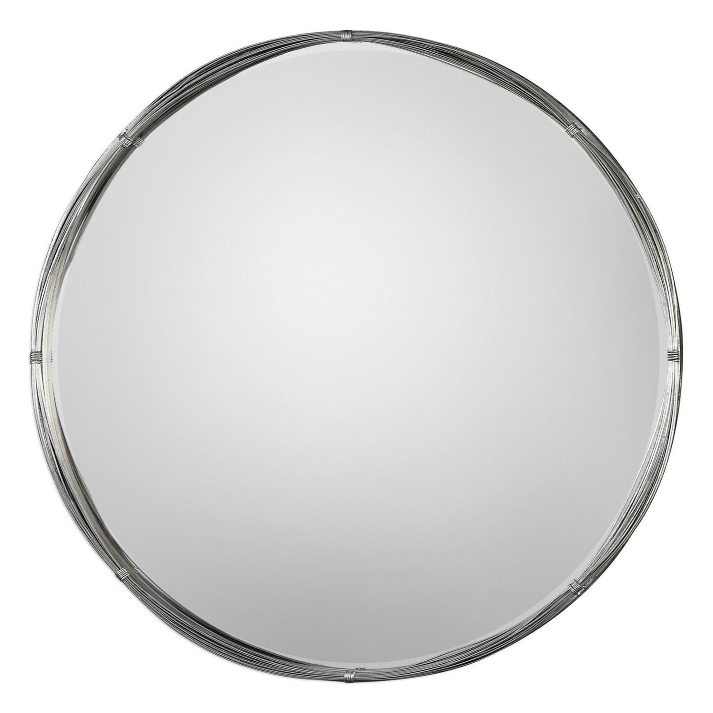  Uttermost's Ohmer Round Metal Coils Mirror Designed By Grace Feyock