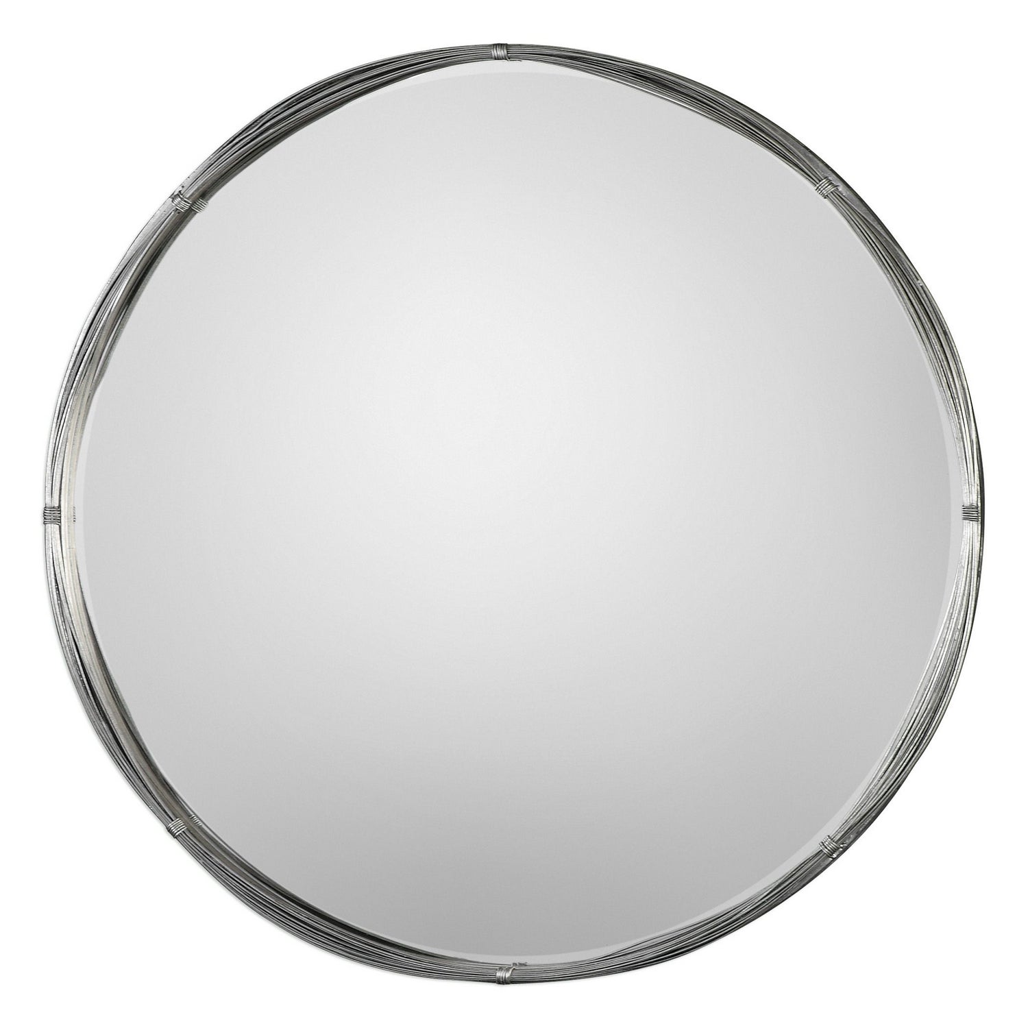  Uttermost's Ohmer Round Metal Coils Mirror Designed By Grace Feyock