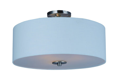 Maxim Bongo 3-Light Pendant / Semi-Flush Mount In Satin Nickel
