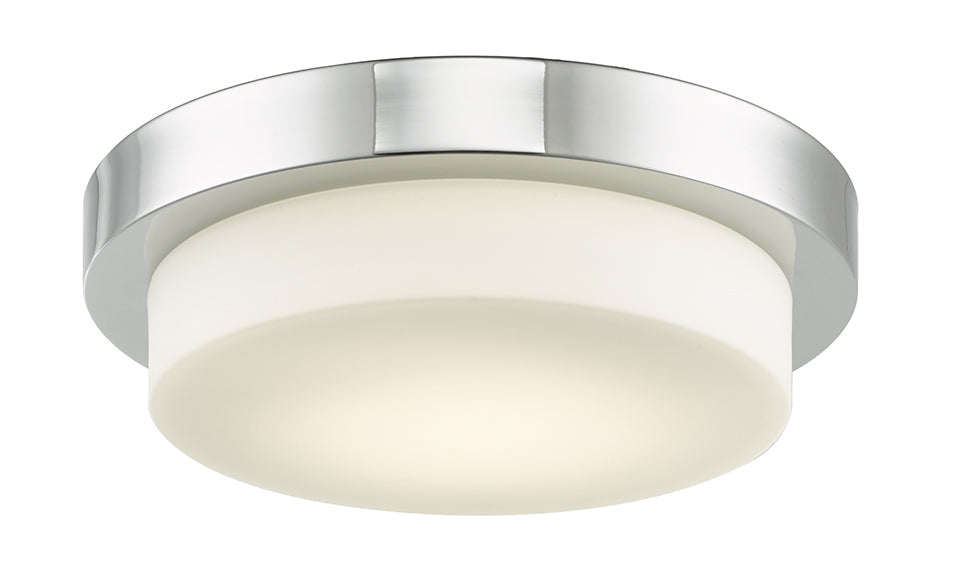  Step 11" Stepped Opal Glass Flush-Mount