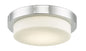  Step 11" Stepped Opal Glass Flush-Mount