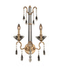  Modern Classic Valencia 2-Light Wall Bracket In Brushed Champagne Gold