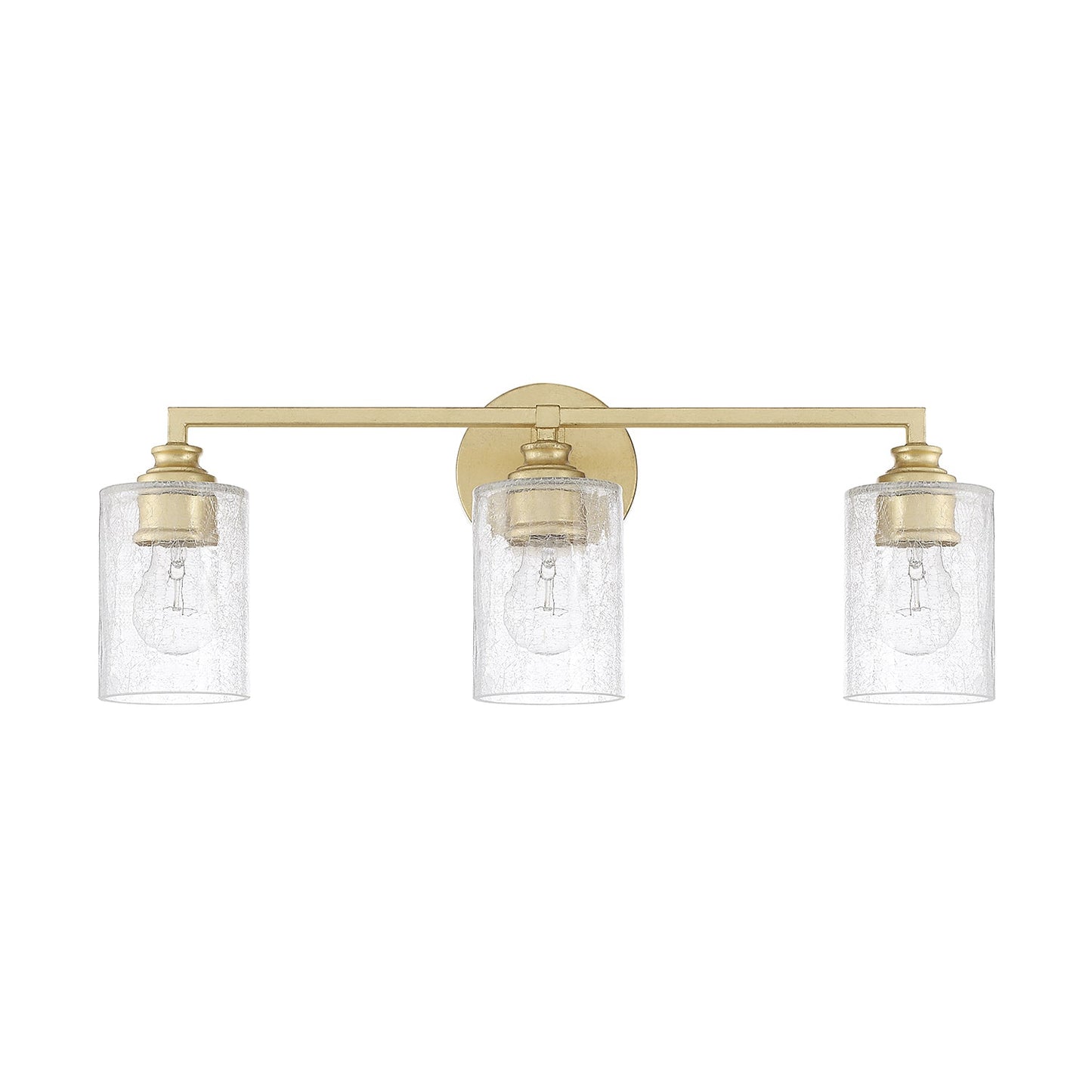  Milan 3 Light Vanity In Capital Gold