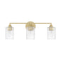  Milan 3 Light Vanity In Capital Gold