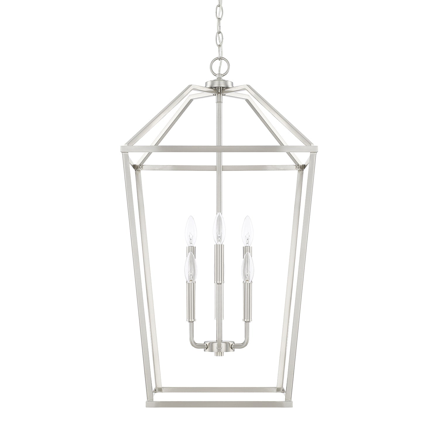  Birch 6-Light Foyer Pendant In Brushed Nickel