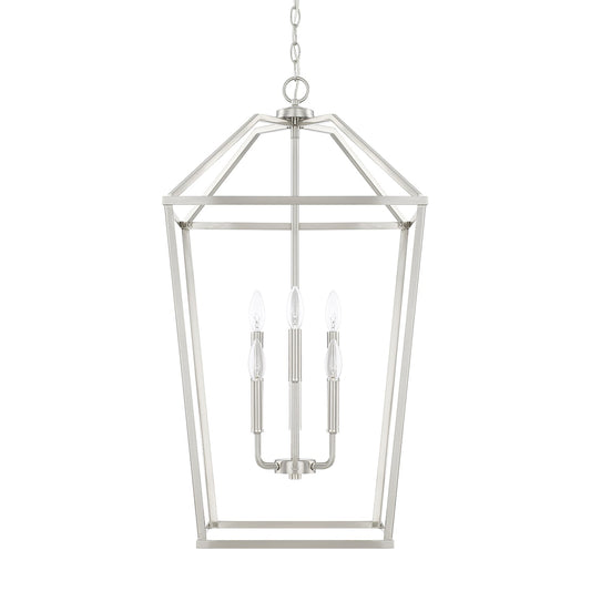  Birch 6-Light Foyer Pendant In Brushed Nickel