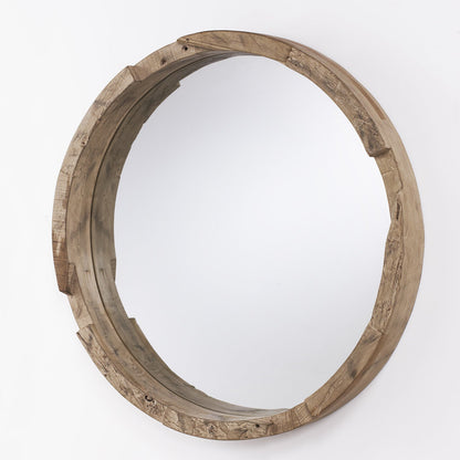  Mirror In Natural Wood
