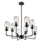  Ray Chandelier In Oil Rubbed Bronze