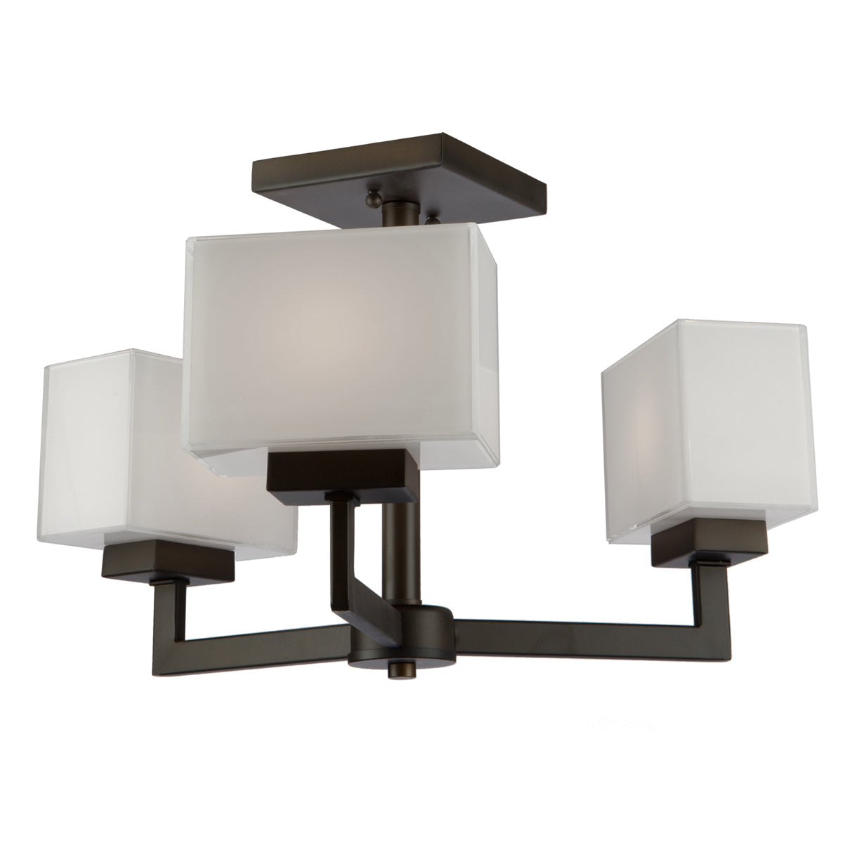  Cube Light Semi-Flush Mount