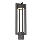 Chamber LED Post Light In Bronze