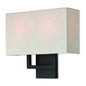 Livex Lighting Pierson 2-Light ADA Wall Sconce In Bronze