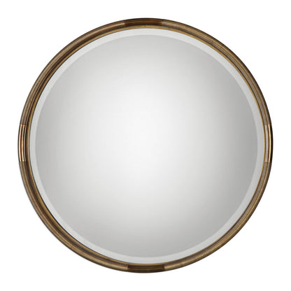  Uttermost's Finnick Iron Coil Round Mirror Designed By Grace Feyock