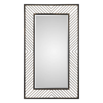  Uttermost's Karel Chevron Mirror Designed By Grace Feyock