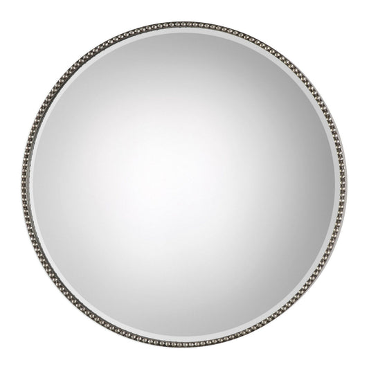  Uttermost's Stefania Beaded Round Mirror Designed By Grace Feyock