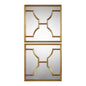  Uttermost's Misa Gold Square Mirrors S/2 Designed By Jim Parsons