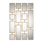  Uttermost's Kennon Forged Gold Rectangles Mirror