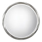  Uttermost's Orion Silver Round Mirror Designed By Jim Parsons