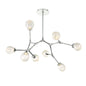  Catalyst Chandelier In Polished Nickel