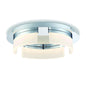  Bria 3-Light Flush Mount In Chrome