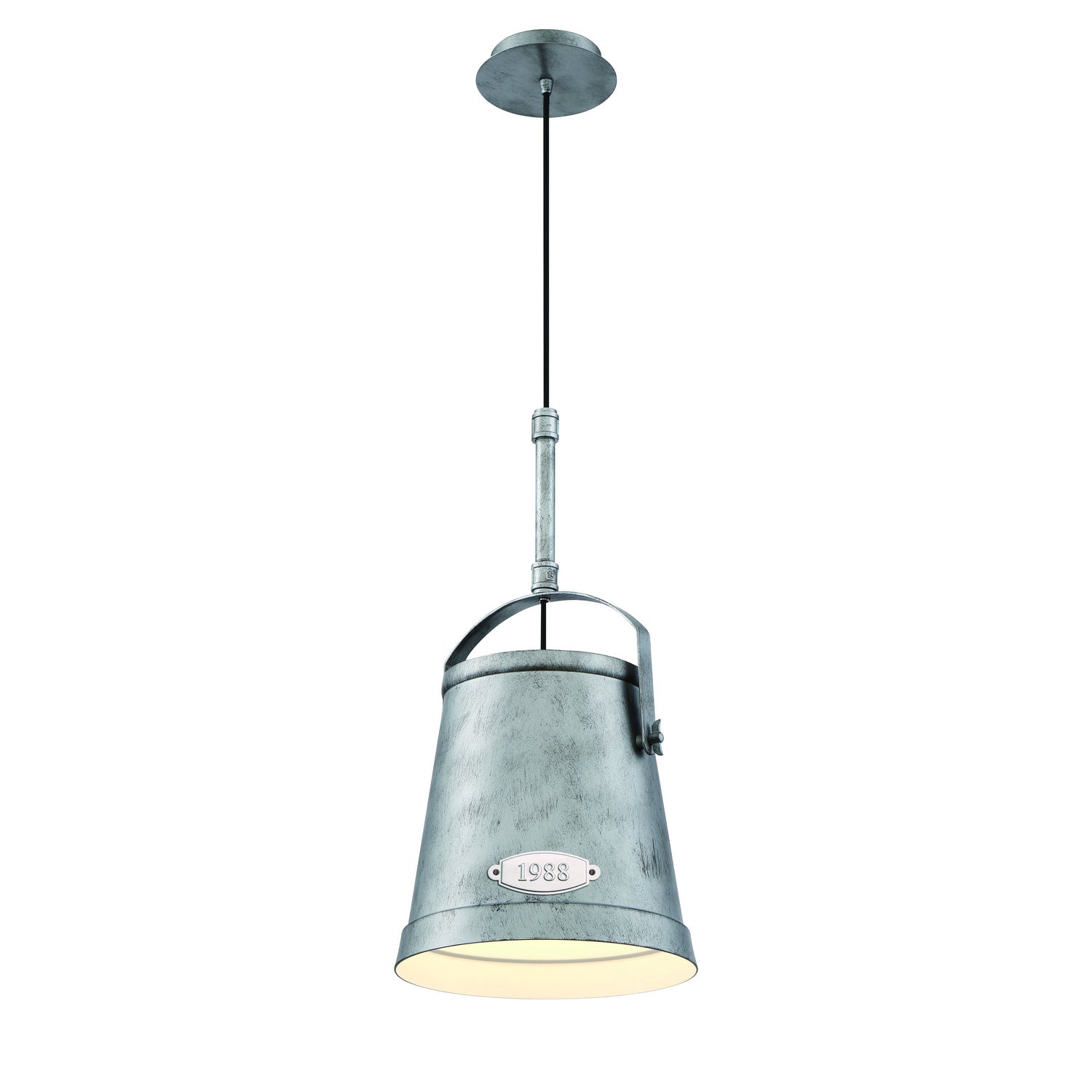  Turin 1-Light Pendant In Antique Silver