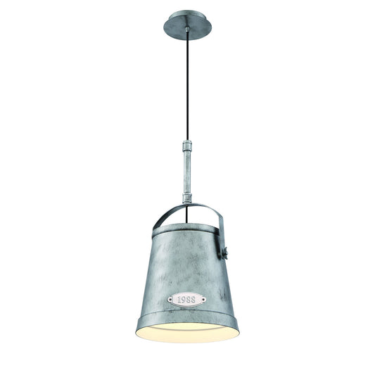  Turin 1-Light Pendant In Antique Silver