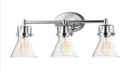 Maxim Seafarer 3-Light Bath Vanity In Polished Chrome