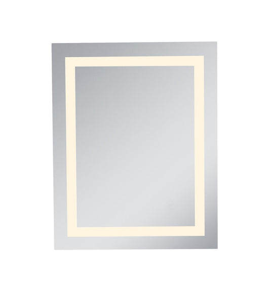  Nova LED Hardwired Mirror Rectangle Dimmable 3000K In Glossy White
