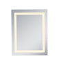  Nova LED Hardwired Mirror Rectangle Dimmable 3000K In Glossy White