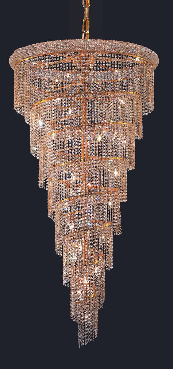  Spiral 26-Light Chandelier