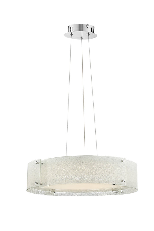  Kaelin LED Ceiling Lamp In Chrome